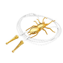 Load image into Gallery viewer, Gold Spider Bolo Tie
