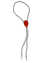 Load image into Gallery viewer, Gemstone Bolo Tie - Red Jasper (Silver)
