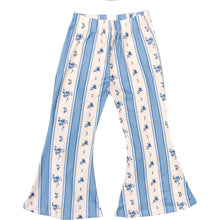 Load image into Gallery viewer, Girl&#39;s Bell Bottoms - Blue Coquette
