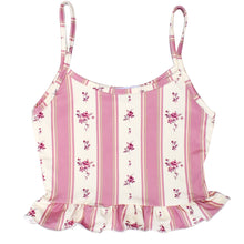 Load image into Gallery viewer, Girl&#39;s Ruffle Tank &amp; Bells Set - Pink Coquette

