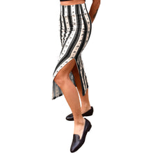 Load image into Gallery viewer, Fitted Midi Skirt - Black Coquette
