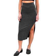 Load image into Gallery viewer, Fitted Midi Skirt - Heather Grey
