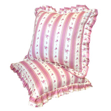 Load image into Gallery viewer, Ruffle Pillow Cover Set - Pink Coquette
