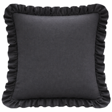 Load image into Gallery viewer, Ruffle Pillow Cover Set - Heather Grey
