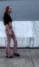 Load and play video in Gallery viewer, Velvet Bell Bottoms - Dusty Rose
