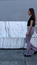 Load and play video in Gallery viewer, Ribbed Bell Bottoms - Mauve
