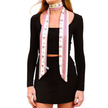 Load image into Gallery viewer, Skinny Scarf - Pink Coquette
