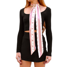 Load image into Gallery viewer, Skinny Scarf - Pink Coquette
