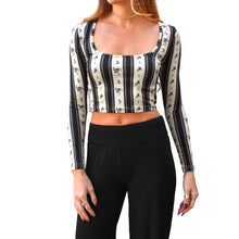 Load image into Gallery viewer, Square-Neck Top - Blue Coquette
