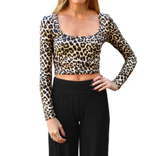 Load image into Gallery viewer, Square-Neck Top - Leopard
