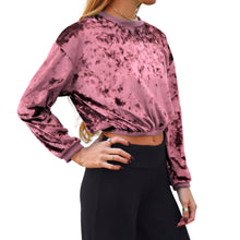 Load image into Gallery viewer, Velvet Crewneck Top - Dusty Rose
