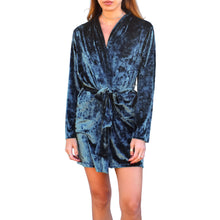 Load image into Gallery viewer, Velvet Robe - Indigo
