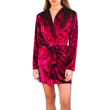 Load image into Gallery viewer, Velvet Robe - Red
