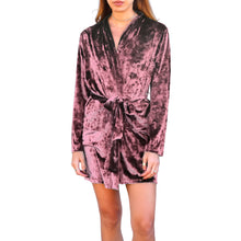 Load image into Gallery viewer, Velvet Robe - Dusty Rose
