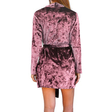Load image into Gallery viewer, Velvet Robe - Dusty Rose
