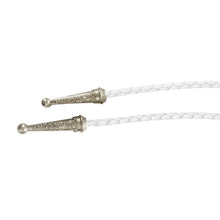 Load image into Gallery viewer, Gemstone Bolo Tie - Pink Opal (Silver)
