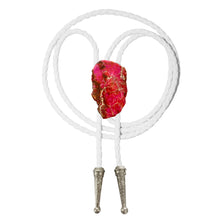 Load image into Gallery viewer, Gemstone Bolo Tie - Pink Jasper (Silver or Gold)
