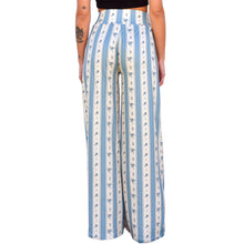 Load image into Gallery viewer, Wide Leg Pants - Blue Coquette
