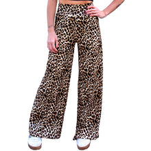 Load image into Gallery viewer, Wide Leg Pants - Leopard
