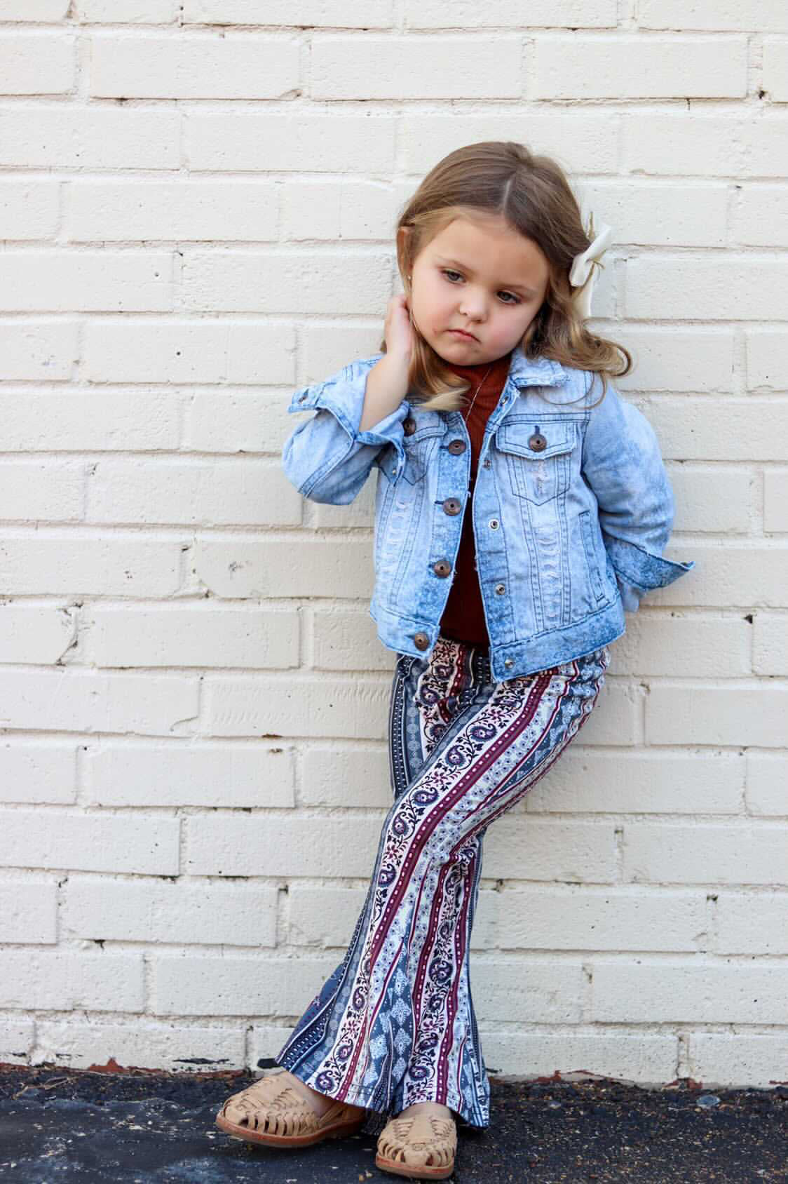 Girls bell bottoms discount
