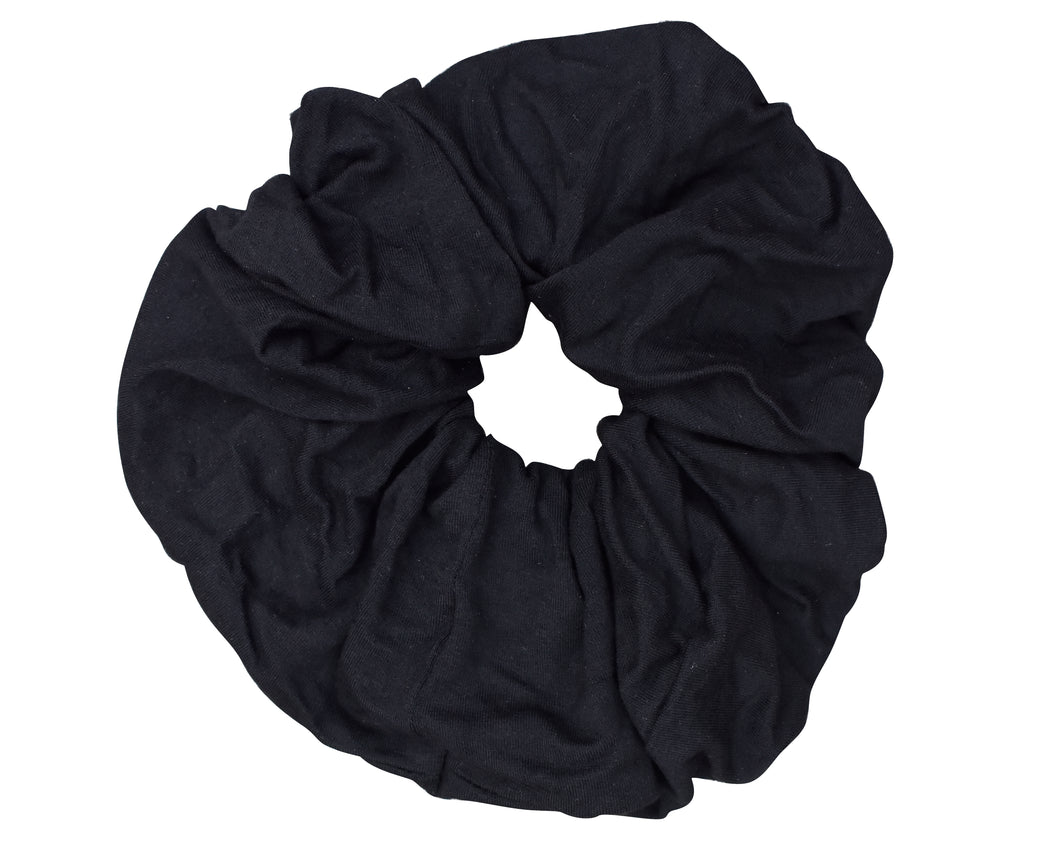 Oversized Scrunchie - Solid Black