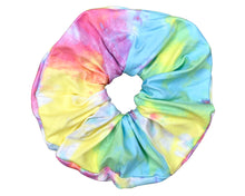 Load image into Gallery viewer, Oversized Scrunchie - Rainbow Tie Dye
