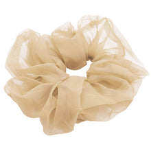 Load image into Gallery viewer, Oversized Organza Scrunchies - Earthy
