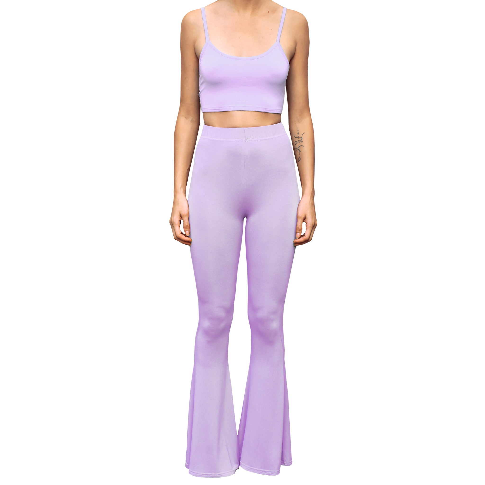 Lavender bell bottoms deals