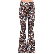 Load image into Gallery viewer, Bell Bottoms - Black Floral
