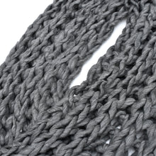 Load image into Gallery viewer, Chunky Knit Infinity Scarf - Charcoal
