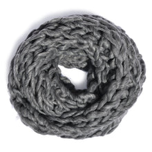 Load image into Gallery viewer, Chunky Knit Infinity Scarf - Charcoal
