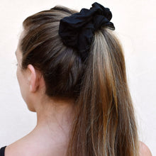 Load image into Gallery viewer, Oversized Scrunchie - Solid Black
