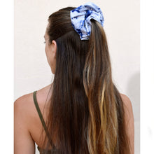 Load image into Gallery viewer, Oversized Scrunchie - Blue Tie Dye
