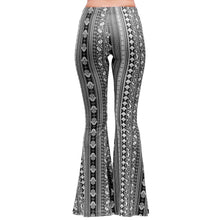 Load image into Gallery viewer, Bell Bottoms - Black/White Paisley
