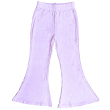 Load image into Gallery viewer, Little Girl&#39;s Bell Bottoms - Solid Lavender
