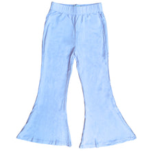 Load image into Gallery viewer, Little Girl&#39;s Bell Bottoms - Solid Light Blue
