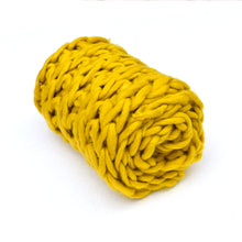 Load image into Gallery viewer, Chunky Knit Infinity Scarf - Mustard
