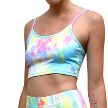 Load image into Gallery viewer, Cropped Tank Top - Rainbow Tie Dye
