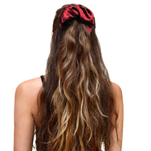 Load image into Gallery viewer, Oversized Velvet Scrunchie - Red
