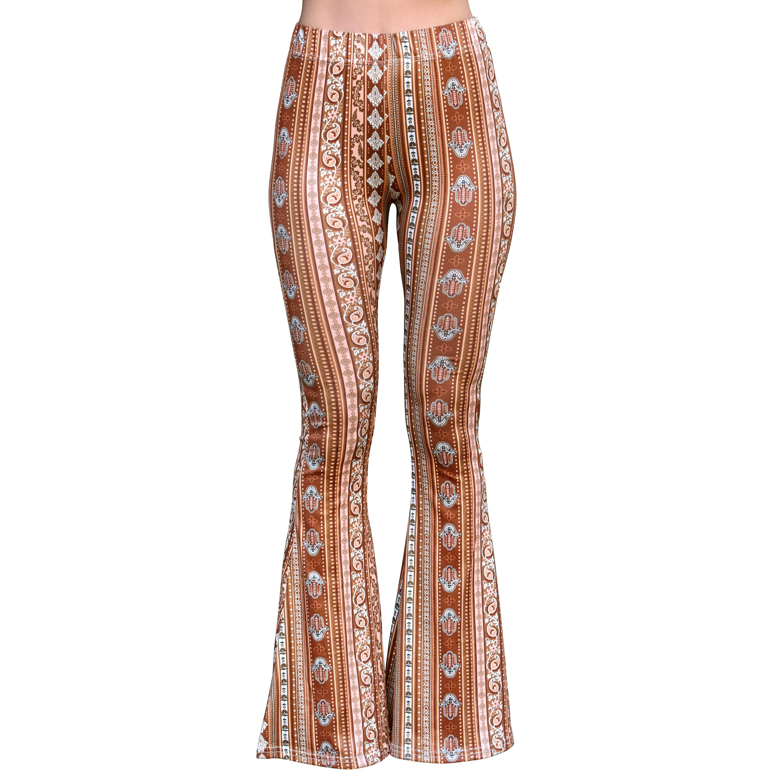 bellbottom Bell Bottoms - Rust Paisley – Daisy Del Sol