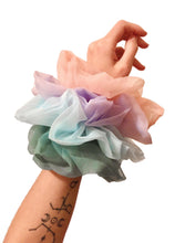 Load image into Gallery viewer, Oversized Organza Scrunchie - Olive Green
