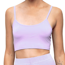 Load image into Gallery viewer, Cropped Tank Top - Solid Lavender
