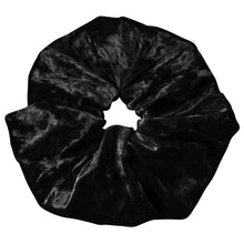 Load image into Gallery viewer, Oversized Velvet Scrunchie - Black

