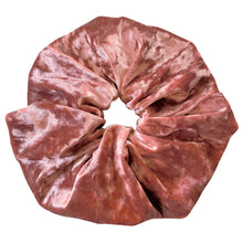 Load image into Gallery viewer, Oversized Velvet Scrunchie - Dusty Rose
