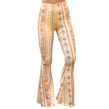 Load image into Gallery viewer, Bell Bottoms - Light Yellow Paisley
